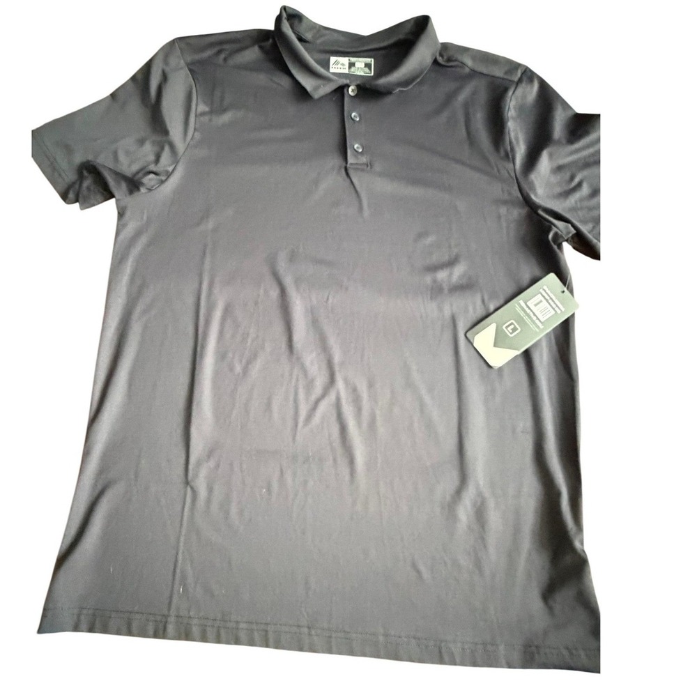 RBX Active Men's Performance Polo Shirt Gray/Black XL CRM2166A NEW MSRP:‎ $62